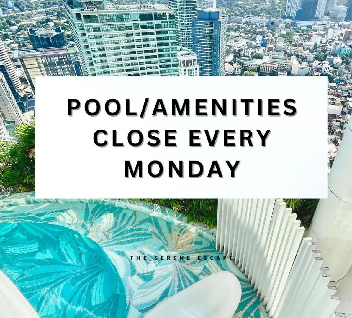 Apartment The Serene Escape Ph Rockwell Balcony View 1Br Manila